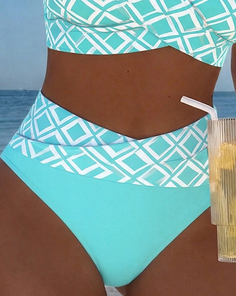 2-delig Bikini met Diamantmotief