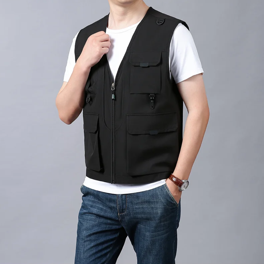 Lenoir™ | Stijlvol en casual cargogilet