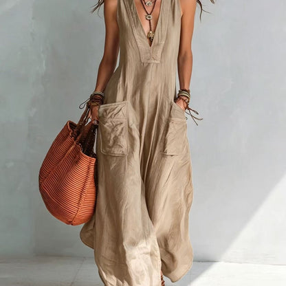 Marika | Mouwloze jumpsuit