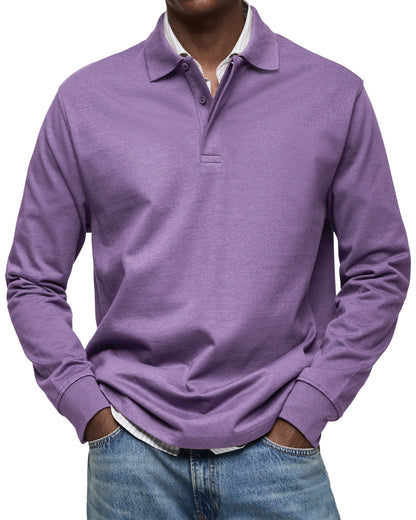 MARCONELLI | poloshirt med lange ærmer