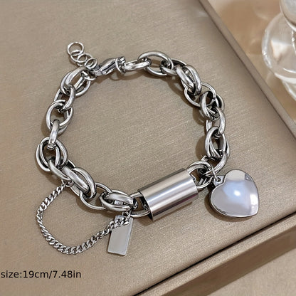 Armband met hartenhanger