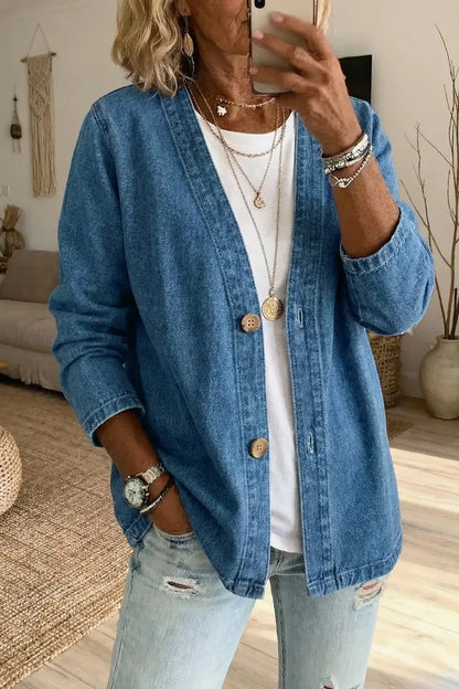 Nicole - denim blouse