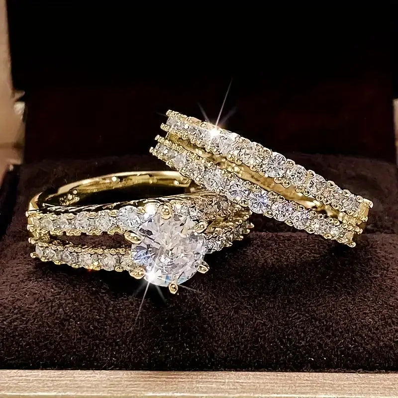 Eeuwige liefde ringenset | Goud