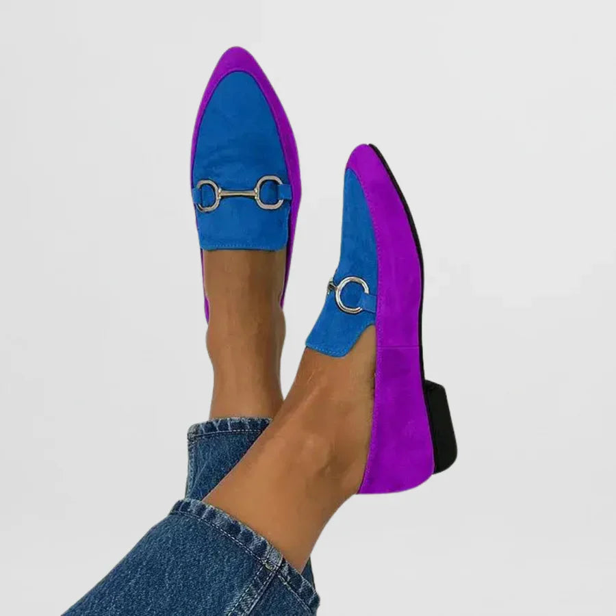Lorette | Farverige og elegante boho-loafers