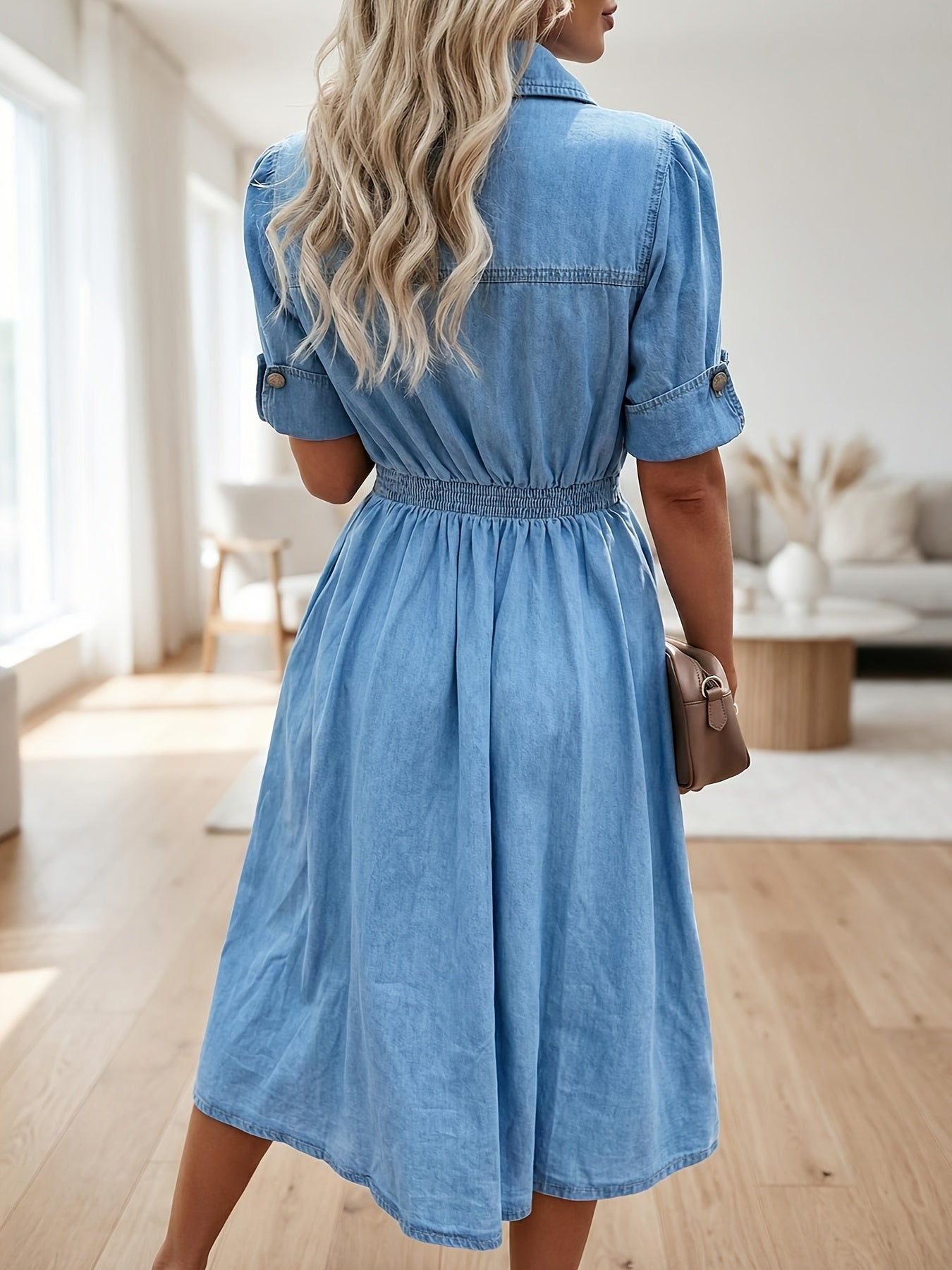 Nora - denim jurk