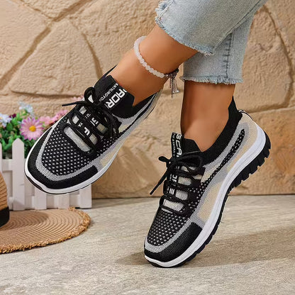 Åndbare ortopædiske sneakers til kvinde