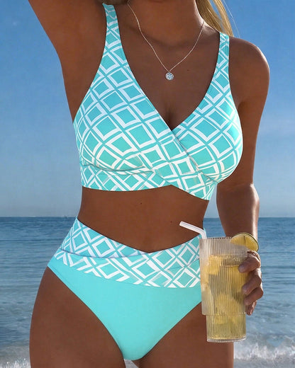 2-delig Bikini met Diamantmotief