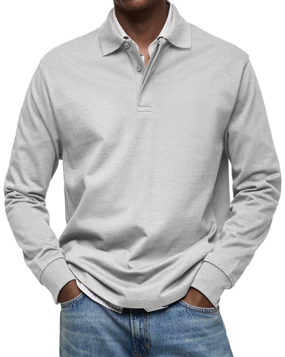 MARCONELLI | poloshirt med lange ærmer