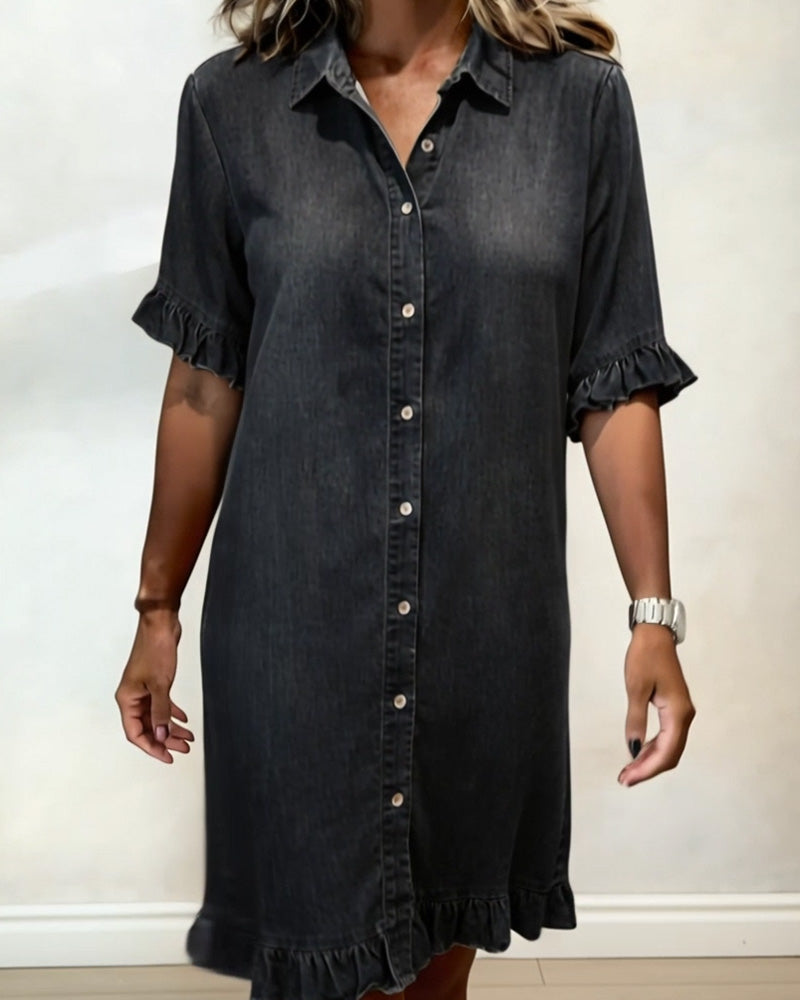 Linea - denim jurk