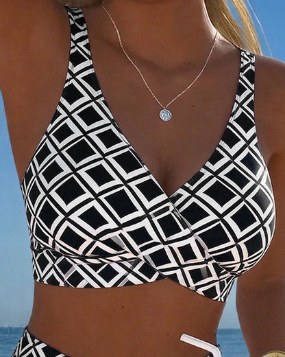 2-delig Bikini met Diamantmotief