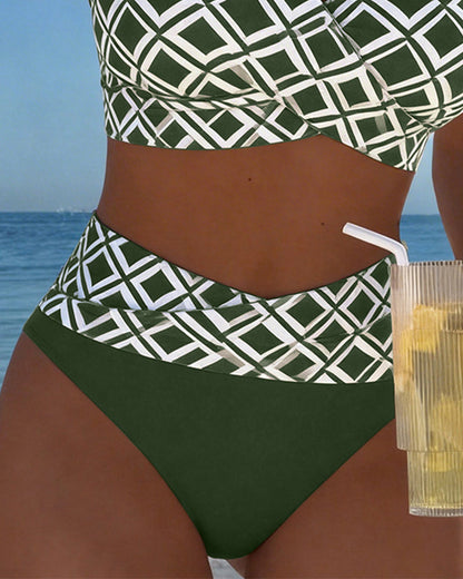 2-delig Bikini met Diamantmotief
