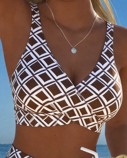 2-delig Bikini met Diamantmotief