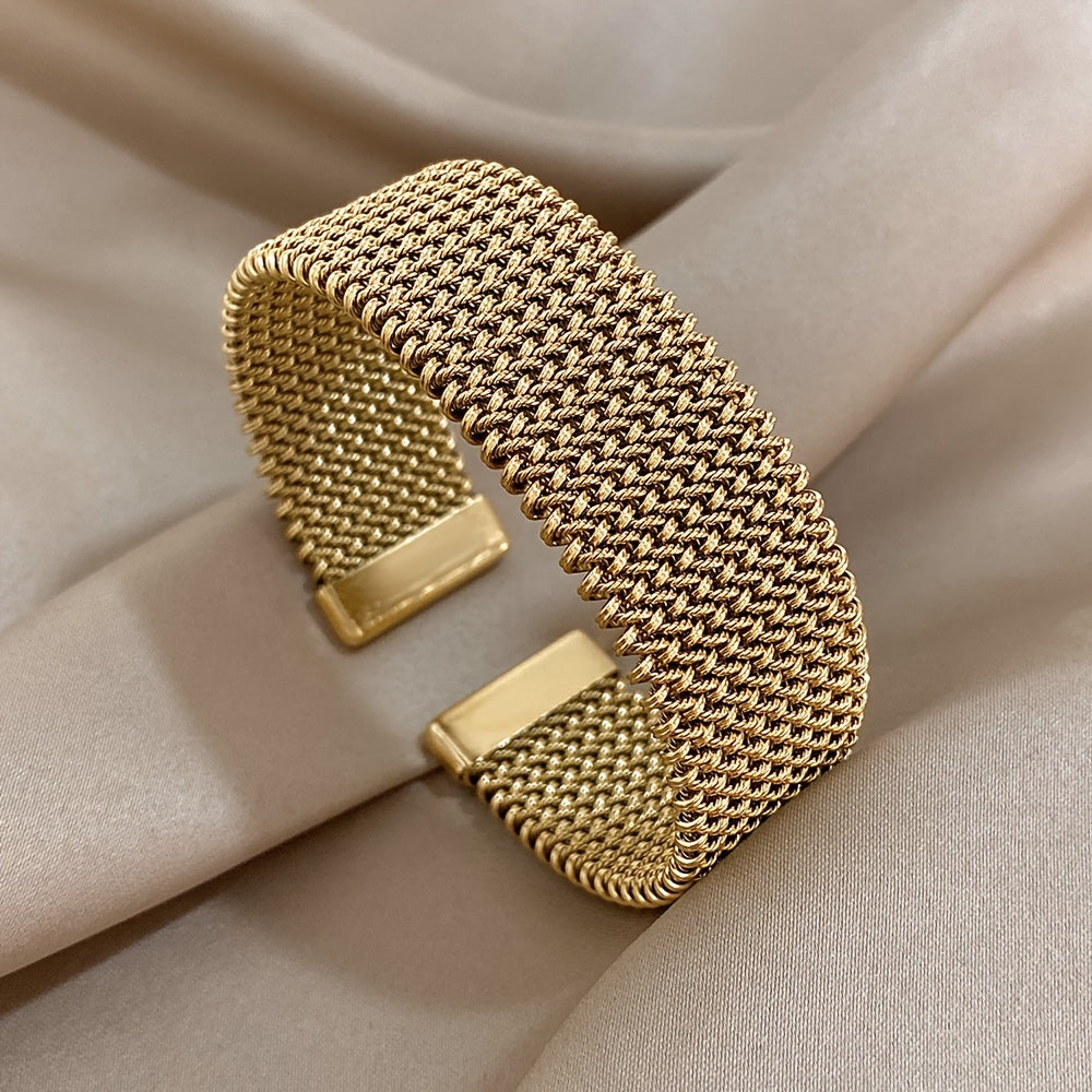 Elegant gevlochten armband - verstelbaar