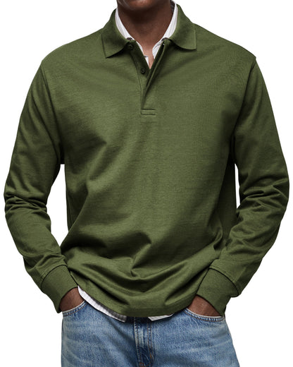 MARCONELLI | poloshirt med lange ærmer