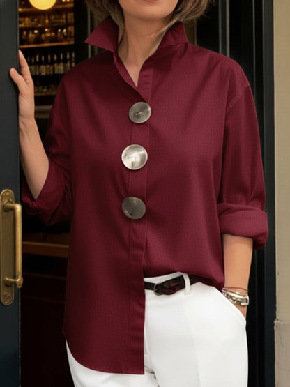 Rosaline | Blouse met decoratieve knoop