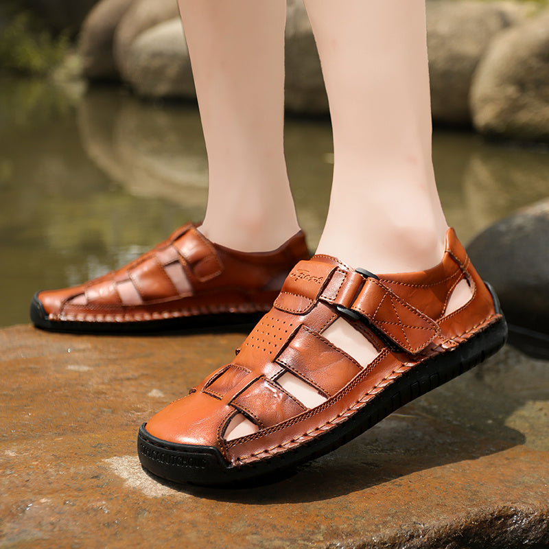 Hendrik - Leren sandalen voor heren