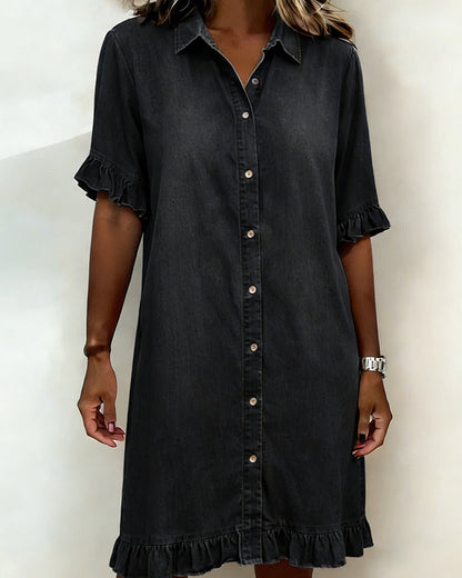 Linea - denim jurk