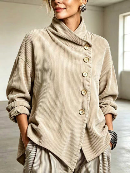 Cleo | Corduroy trui met col