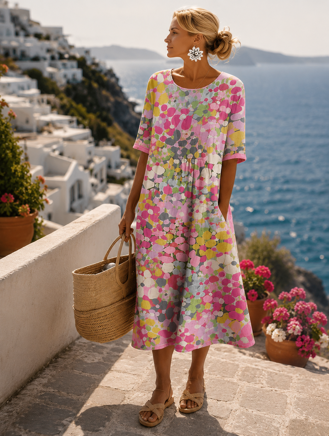 Maria - jurk met bloemenprint