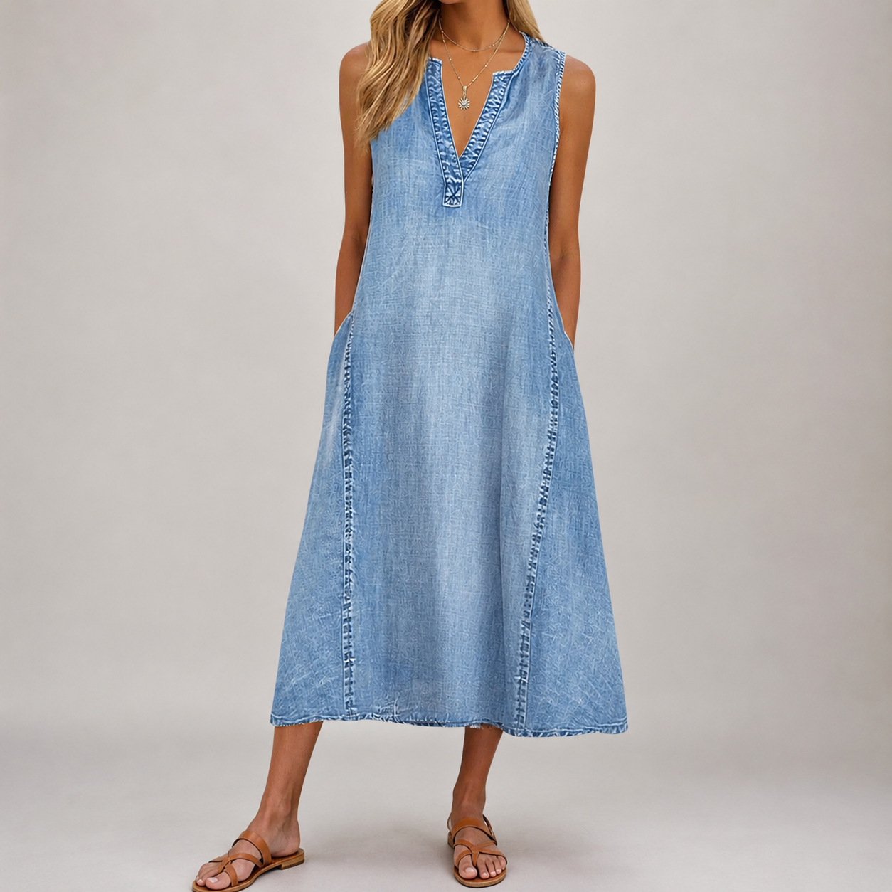Karen | denim jurk
