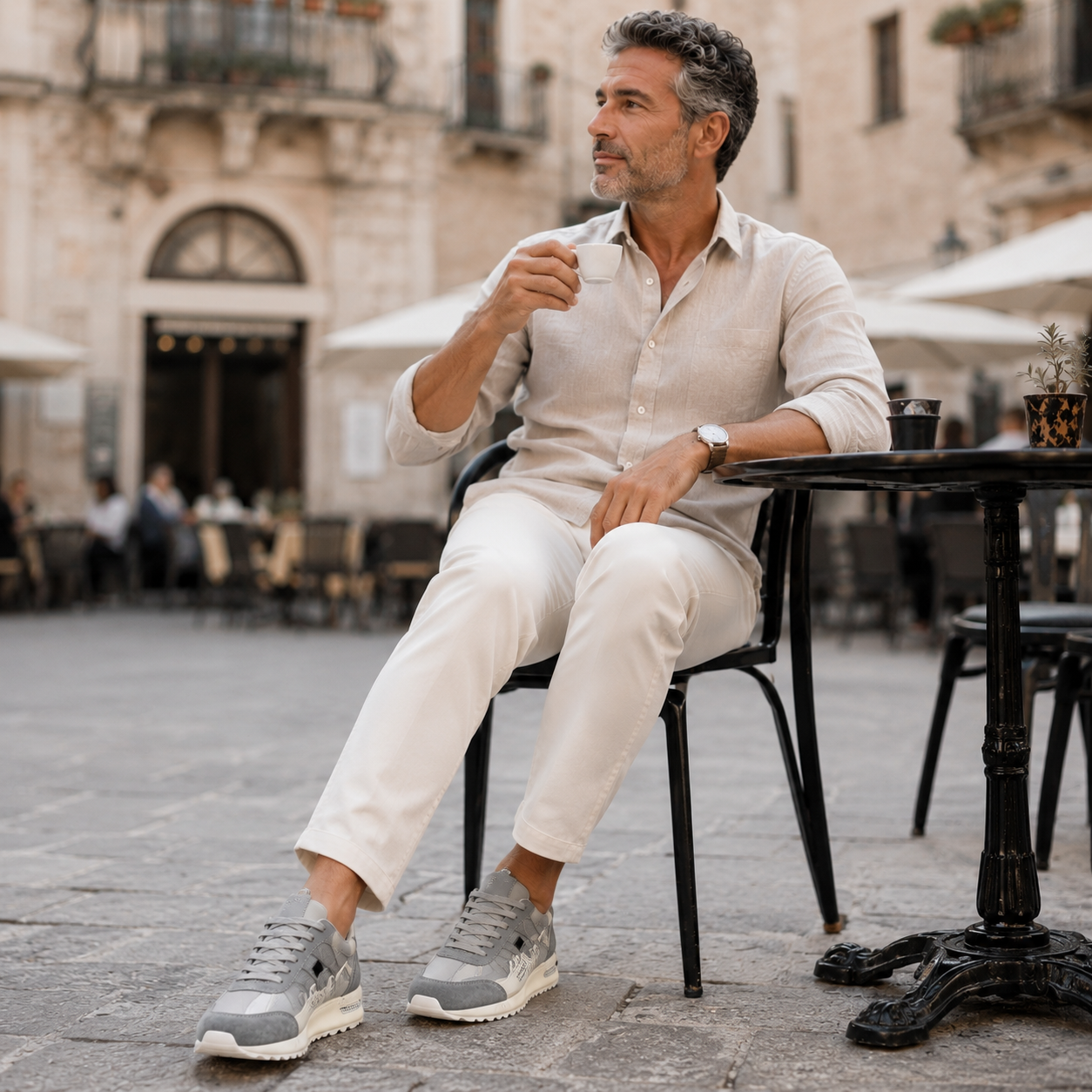Sneakers Giuliano | Patchwork Multicolore in Camoscio e Pelle