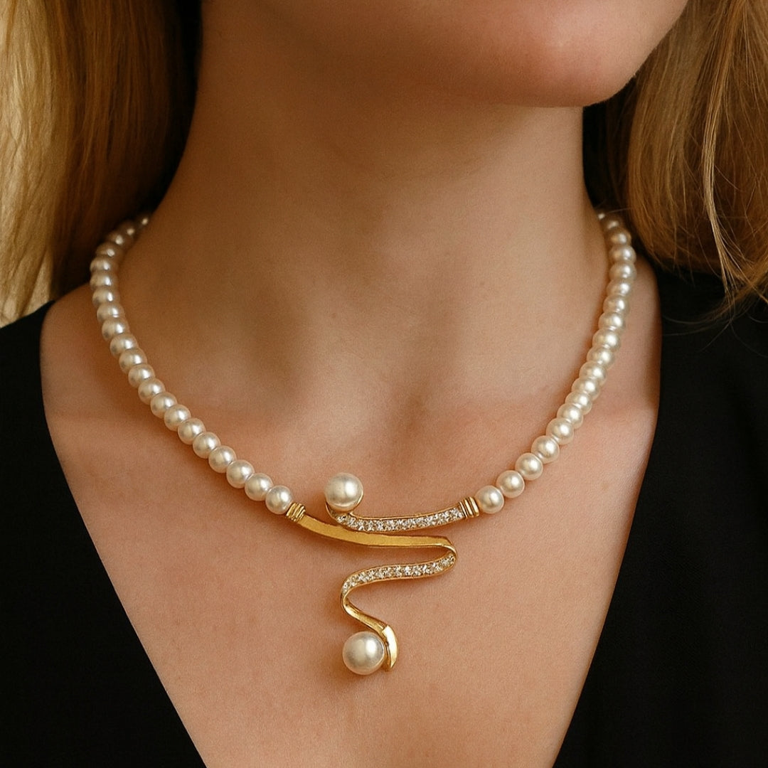 Set sieraden met parels