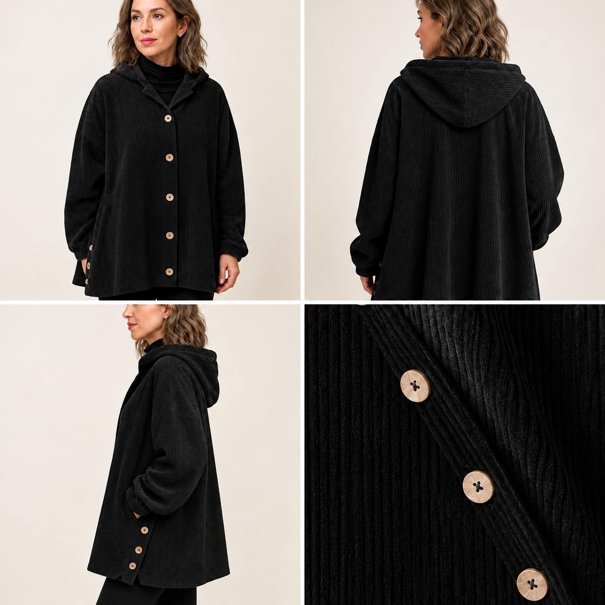 Valdera 🧥 Corduroy jas met capuchon ✨