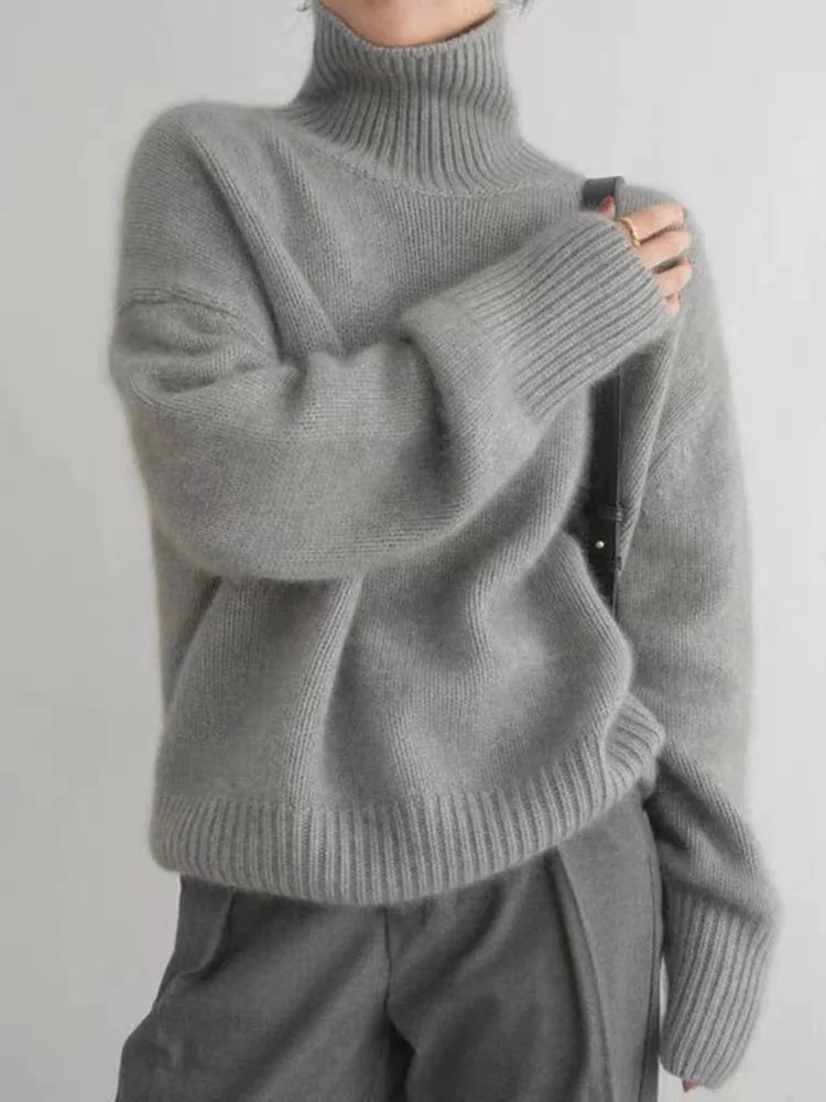 Monika™ – Høj krave i cashmere