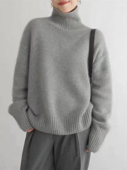 Monika™ – Høj krave i cashmere