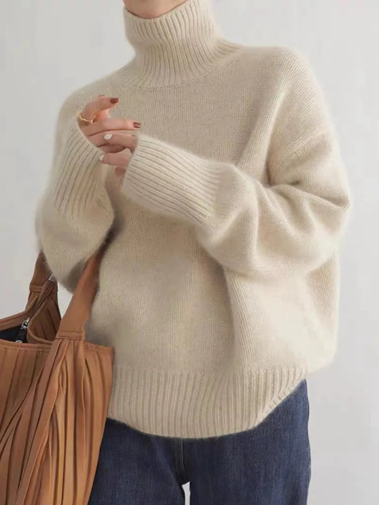 Monika™ – Høj krave i cashmere