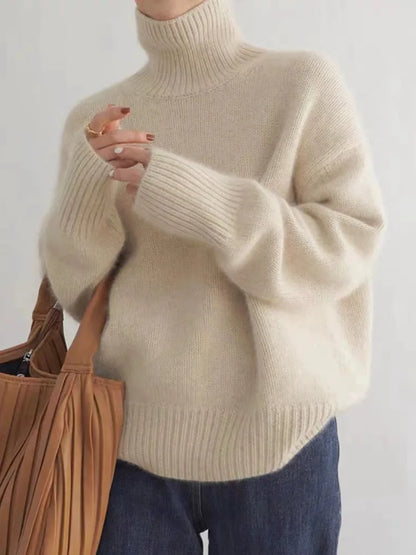 Monika™ – Høj krave i cashmere