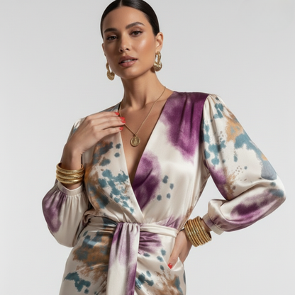 Loredana | vestito in seta