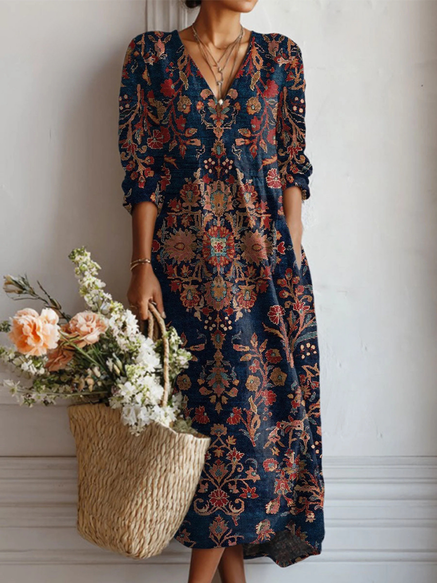 Alessia™ | jurk met bloemenprint
