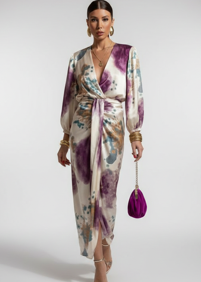 Loredana | vestito in seta