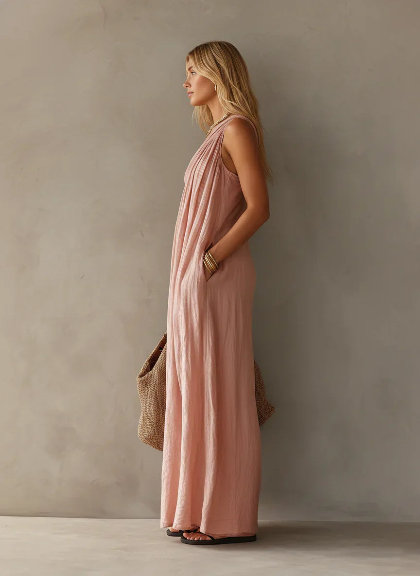 Isa - maxi linnen jurk