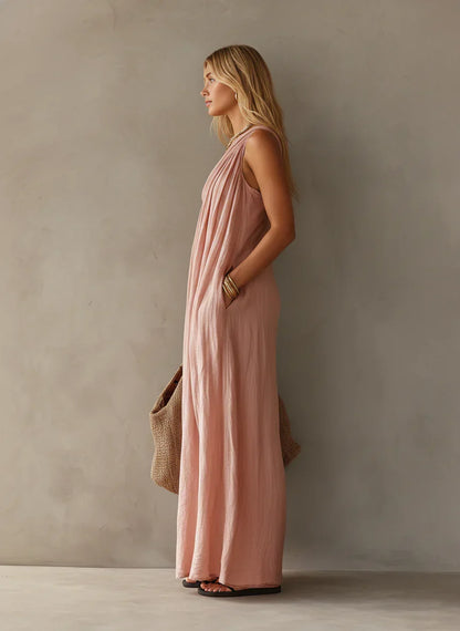 Isa - maxi linnen jurk