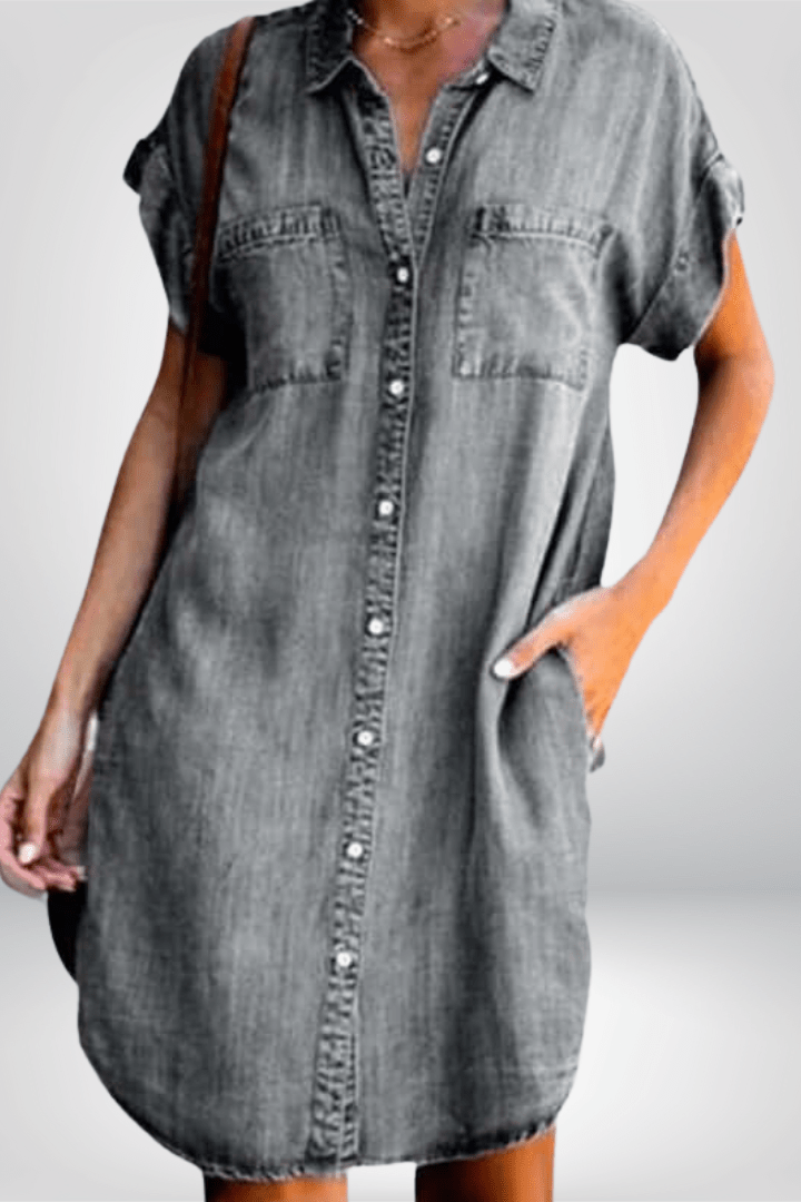 Ingrid | Denim jurk