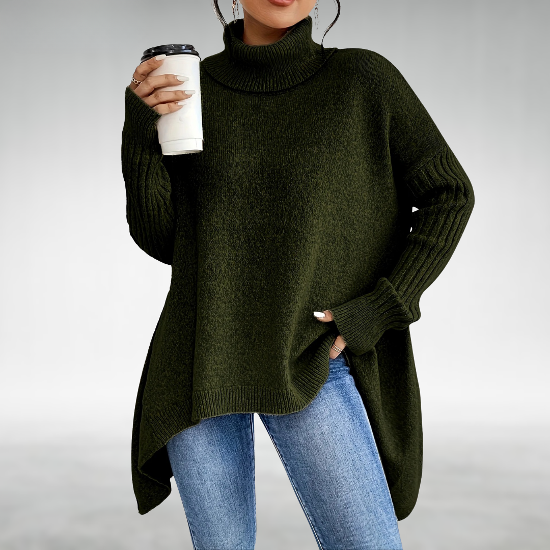 JOANNE | Elegant sweater med høj hals