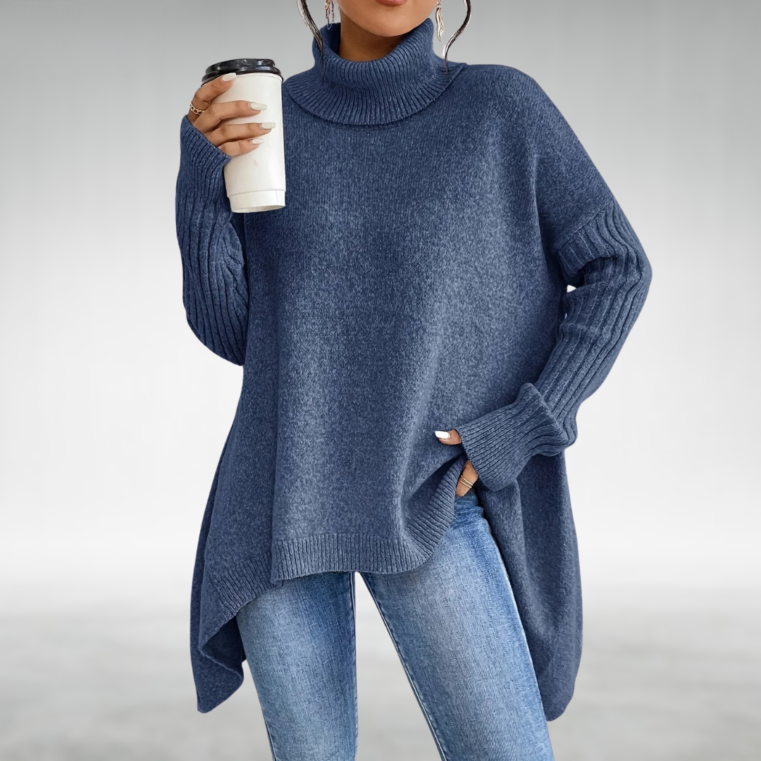 JOANNE | Elegant sweater med høj hals