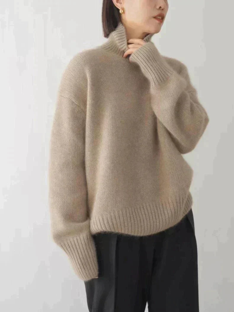 Monika™ – Høj krave i cashmere