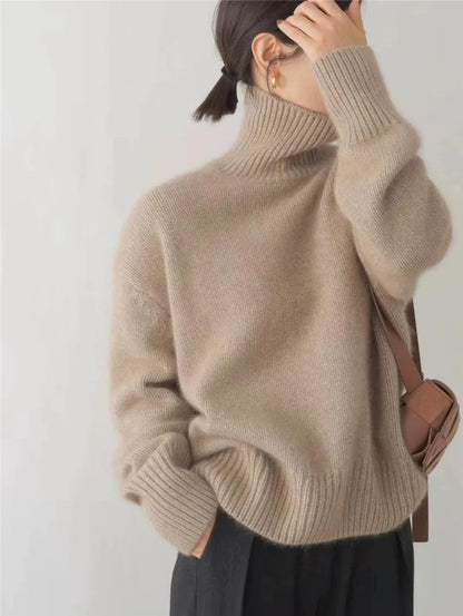 Monika™ – Høj krave i cashmere