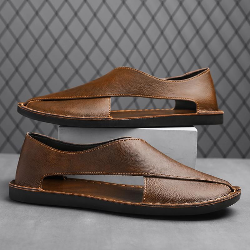 Lenoir™ | leren sandalen voor heren