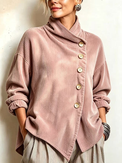 Cleo | Corduroy trui met col