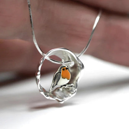 Dames ketting met vogeltje