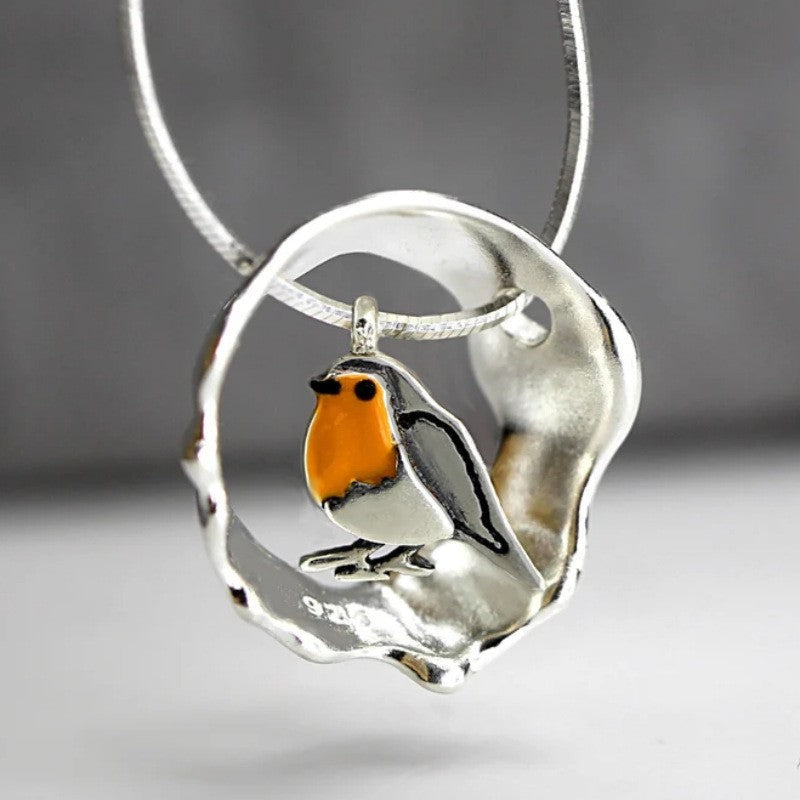 Dames ketting met vogeltje