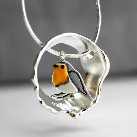 Dames ketting met vogeltje