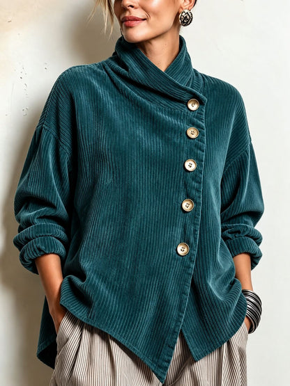 Cleo | Corduroy trui met col