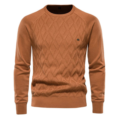 Lavenir™ | Herre-sweater med rombemønster