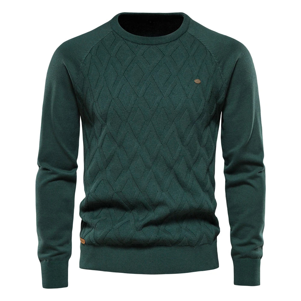 Lavenir™ | Herre-sweater med rombemønster