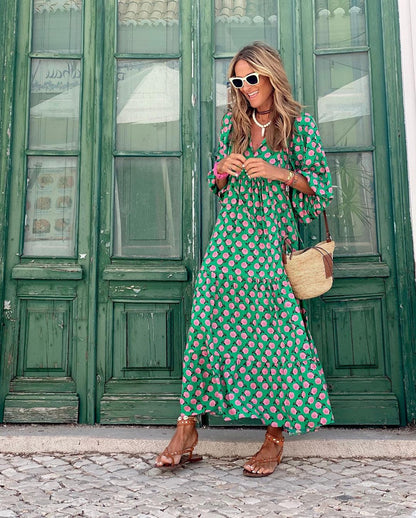 Isabel™ | Boho lange jurk